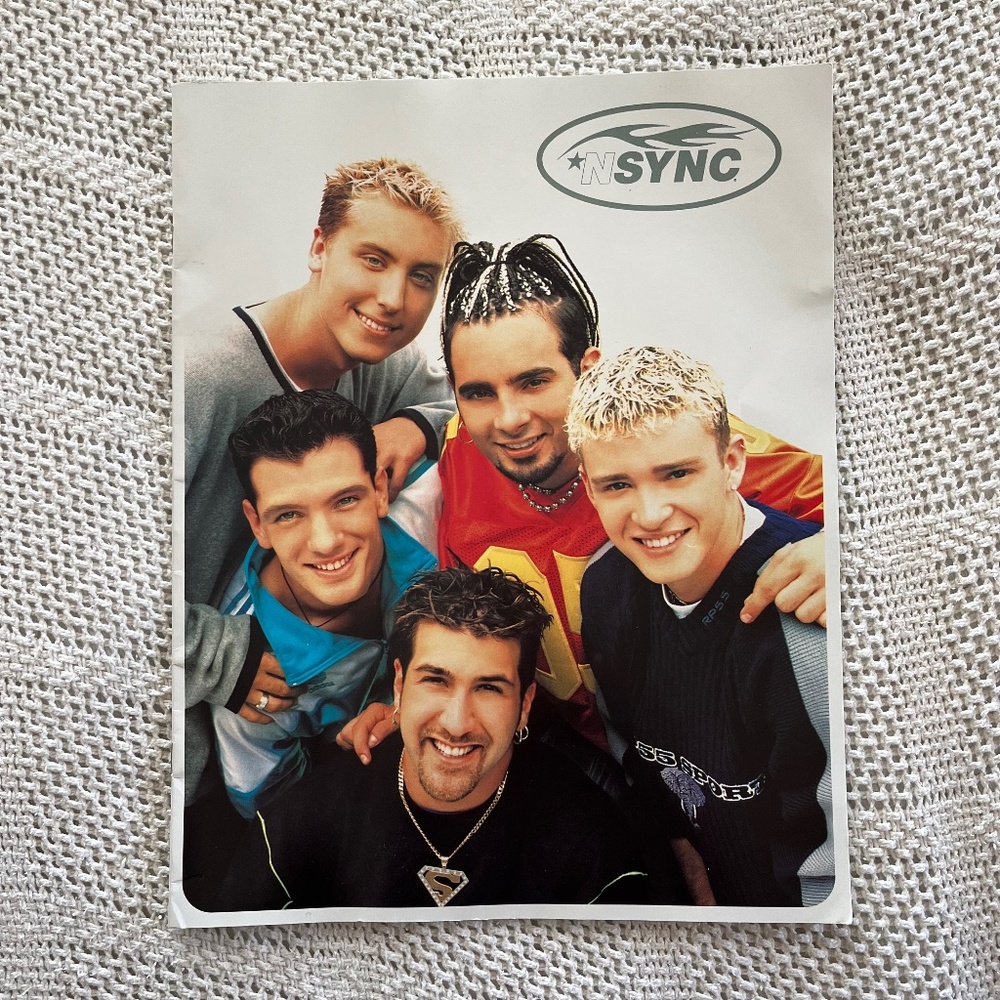 NSYNC boy band 1998 first original concert tour program Justin Timberlake